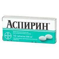 Аспирин, инструкция по применению