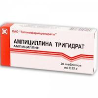 Ампициллина тригидрат, инструкция по применению